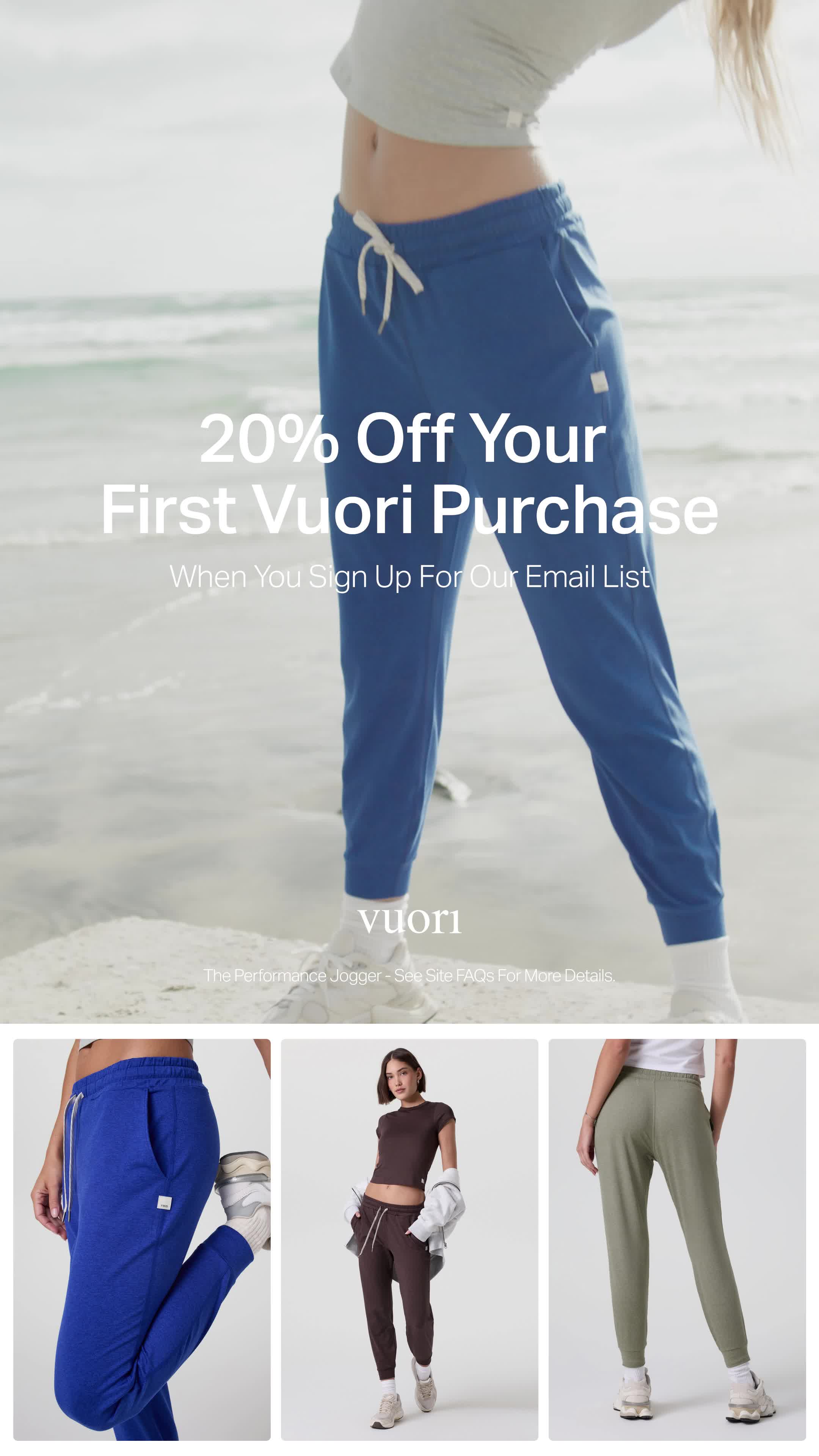 20% Off Your First Purchase with Email Signup