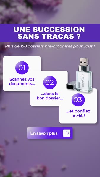 Simplifiez votre succession en une seule clé