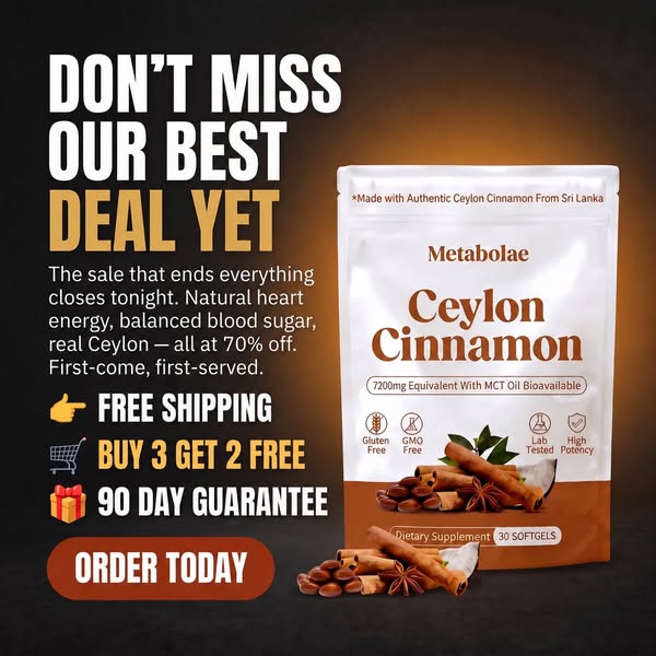 Ceylon Cinnamon 7200mg Equivalent with MCT Oil
