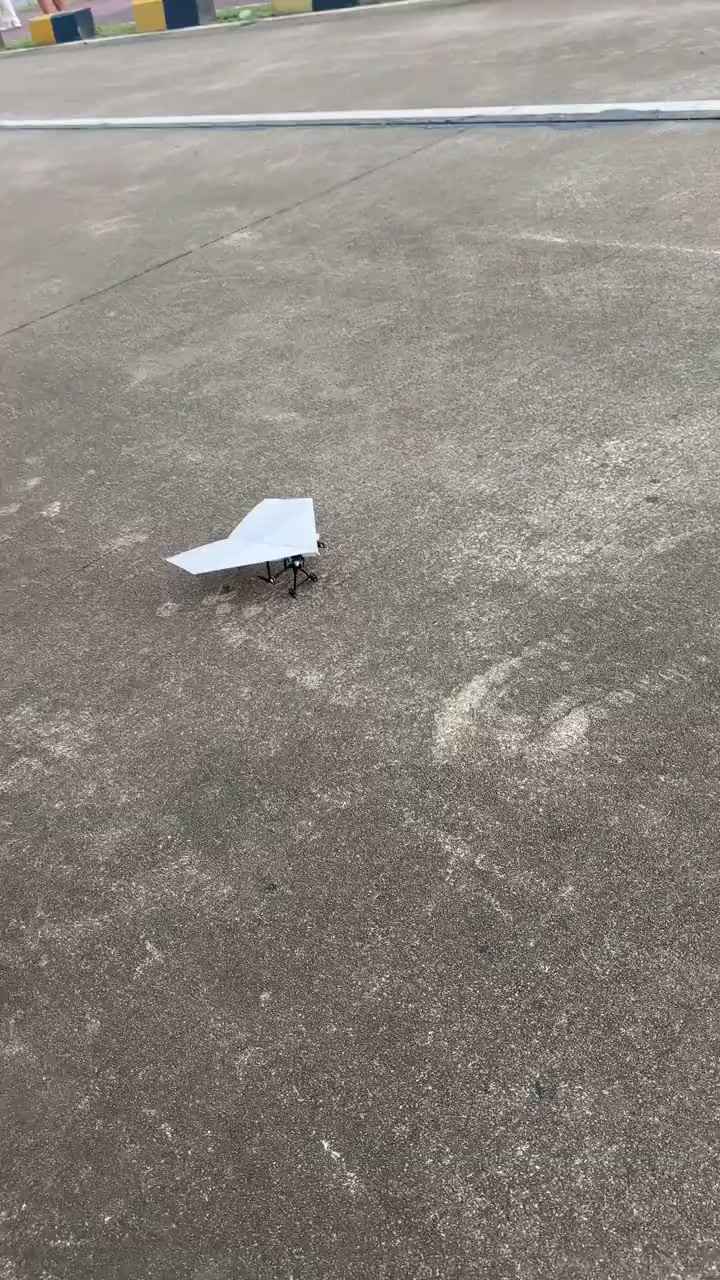 Remote-Control Flight, Made From a Paper Airplane