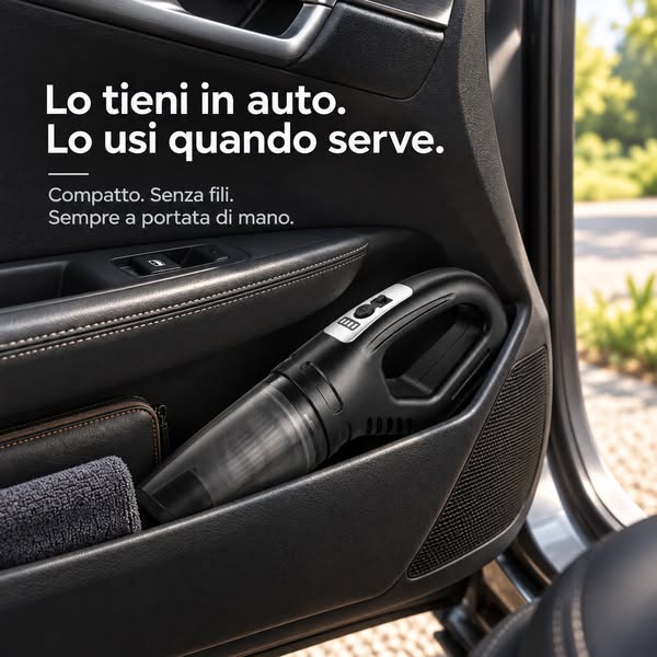 Il bello è averlo già lì.