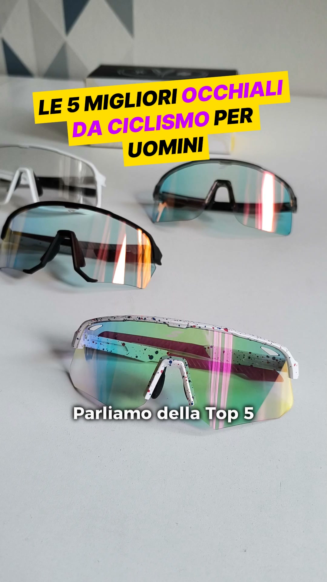 I 5 Migliori Occhiali da Ciclismo da Uomo