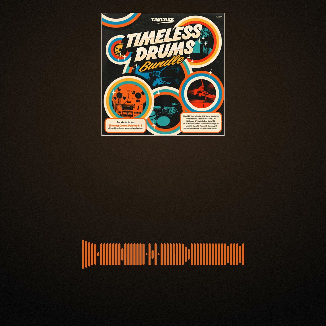 Timeless Drums Bundle. $44.95