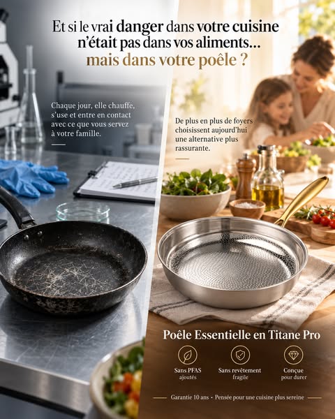 Du titane pur, sans PFAS ajoutés