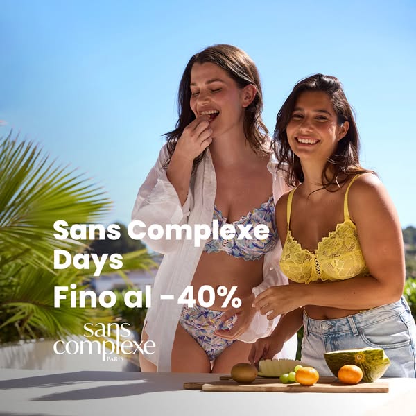 Sconti fino al 40%