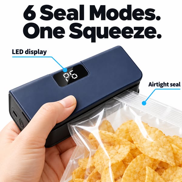 6 Seal Modes. One Squeeze.