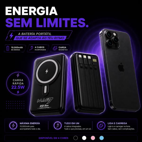 O carregador Nº1 em vendas