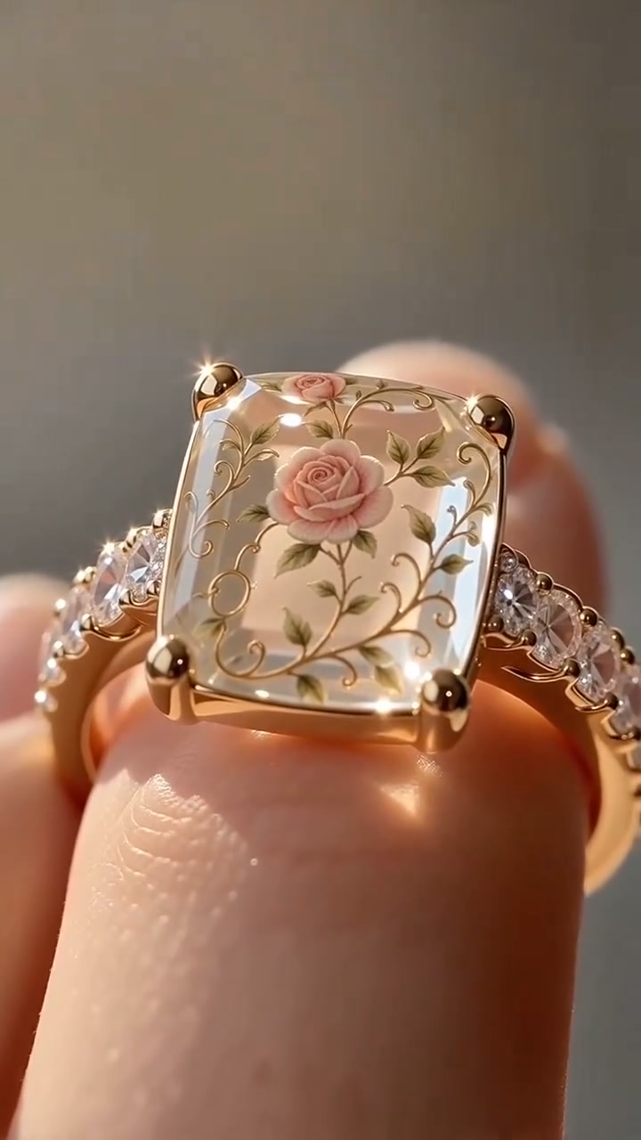 Not plain dull bands. Instant vintage romantic flair!