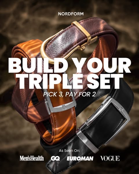 Pick your 3 favorite belts - save 33%