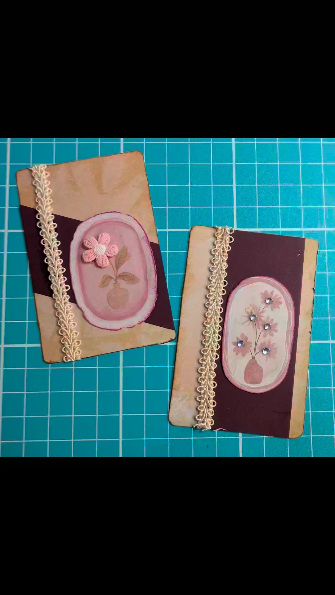 Vintage Bloom Cameo Sticker Sets