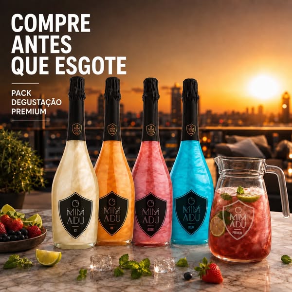 Pack Degustação Premium + Oferta da Jarra Pack Degustação Premium + Oferta JarraPack Degustação Premium + Oferta da Jarra - O Mimadu