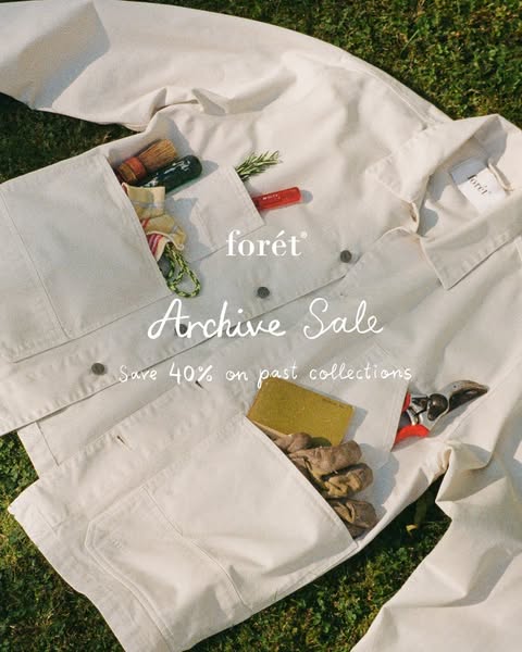 40% off past collections