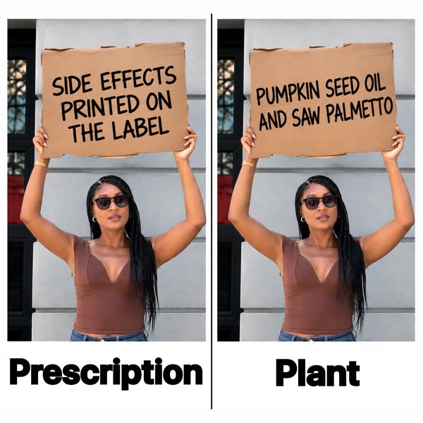 Two plants, studied for their effect on DHT