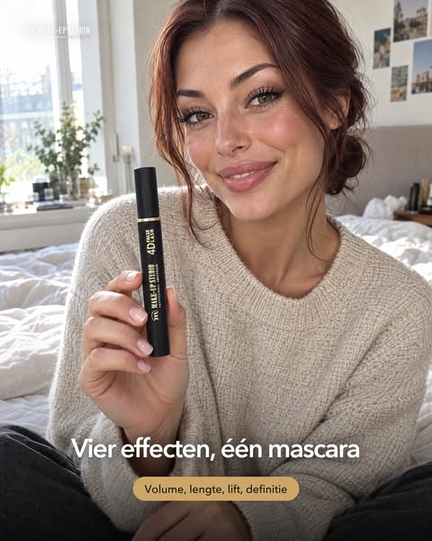 Vier effecten, één mascara