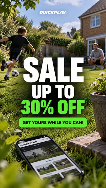 Up To 30% Off Goals & Rebounders