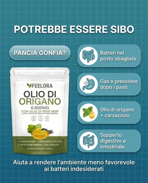 Il gonfiore non è normale. Ha un nome: SIBO.