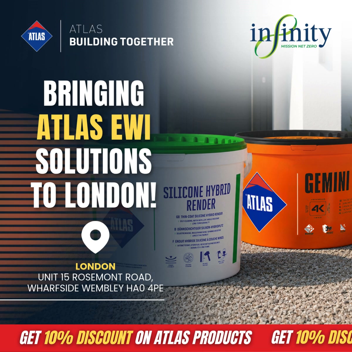 Get an exclusive 10% discount on ATLAS products!