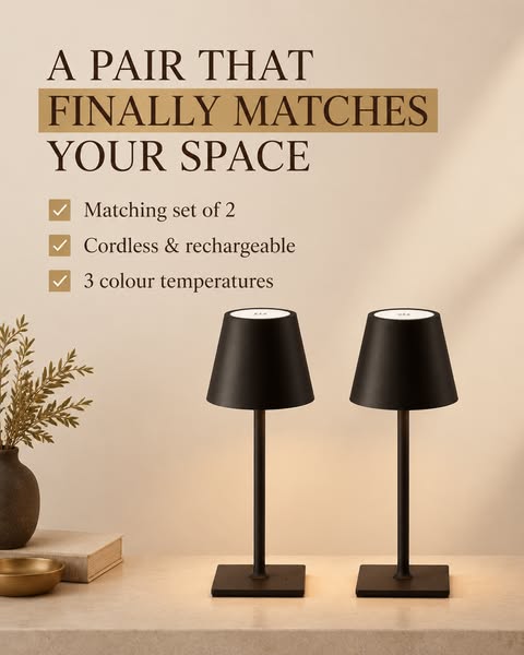 A Pair That Finally Matches Your Space