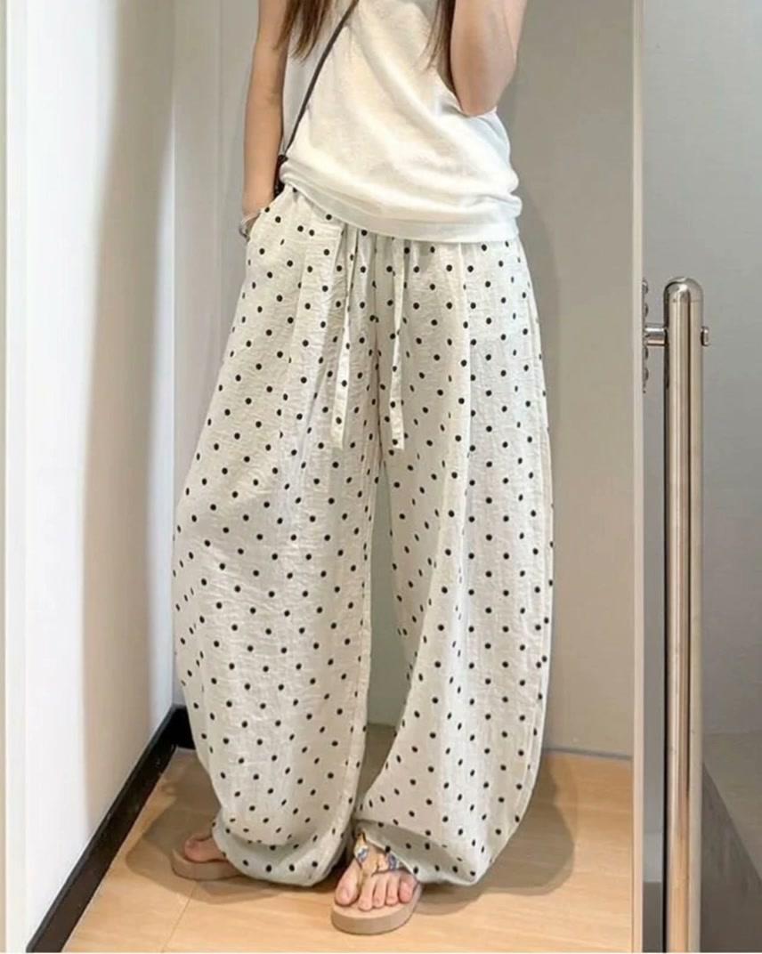Linen Balloon Pants
