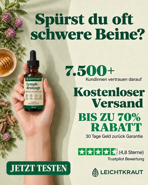Nie wieder Bleibeine am Abend?