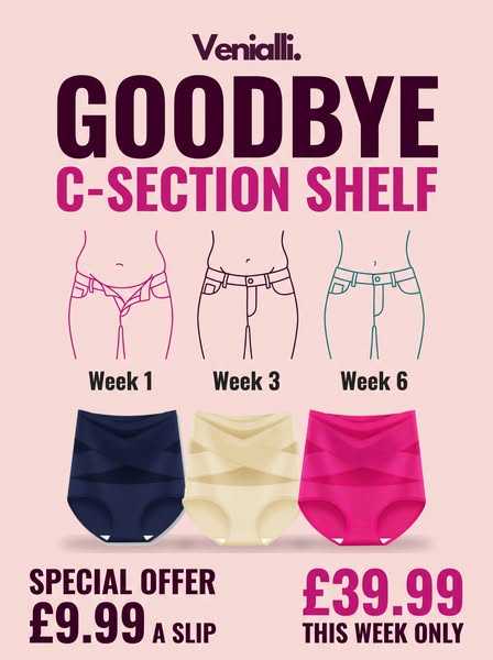 It isn't fat. It's the C-section shelf. £9.99 a slip this week only.