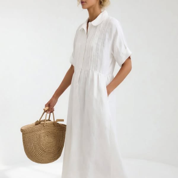 The Cotton Shirt Dress