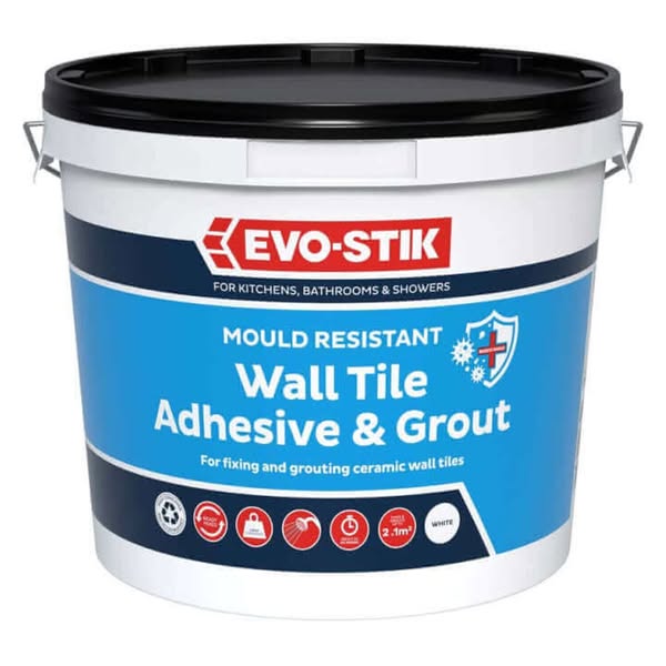 EVO-Stik Waterproof Wall Tile Adhesive/Grout 5L