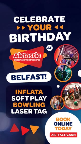 Celebrate Your Little Ones Birthday At Airtastic Belfast!