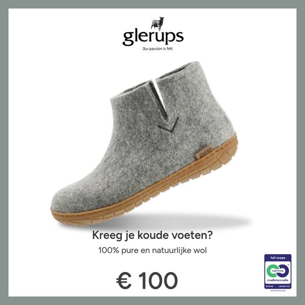 Boot with natural rubber sole - honey - Grey