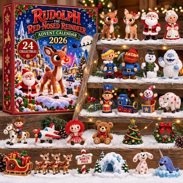 24 Days of Rudolph Christmas Magic – 2026 Advent Calendar