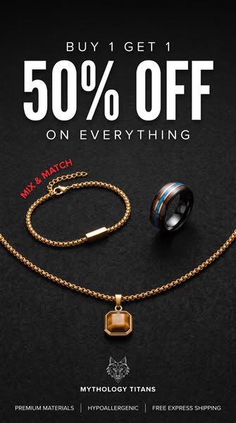 Buy 1 Get 1 50% OFF