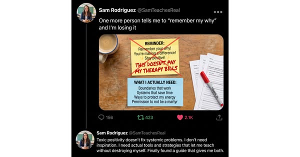 Stop Resenting Teaching
