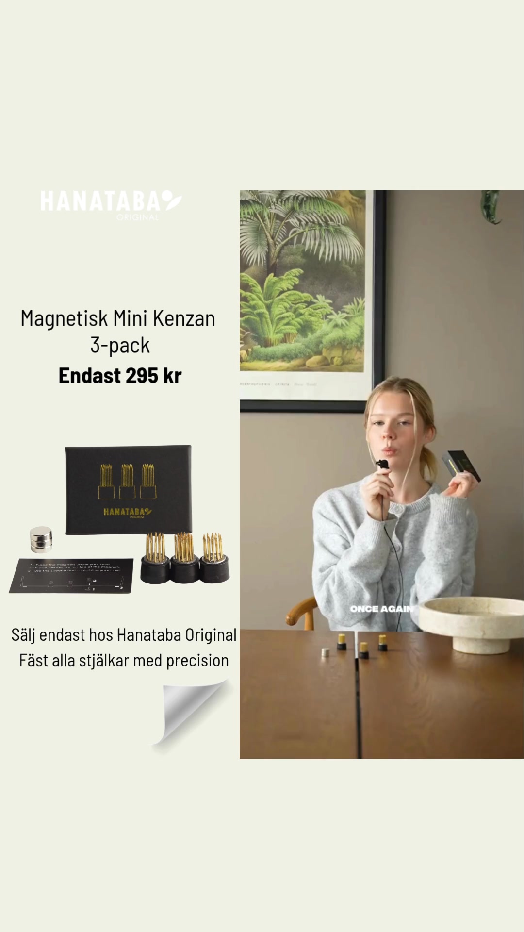 Världens första magnetiska blomsterfakir är här!