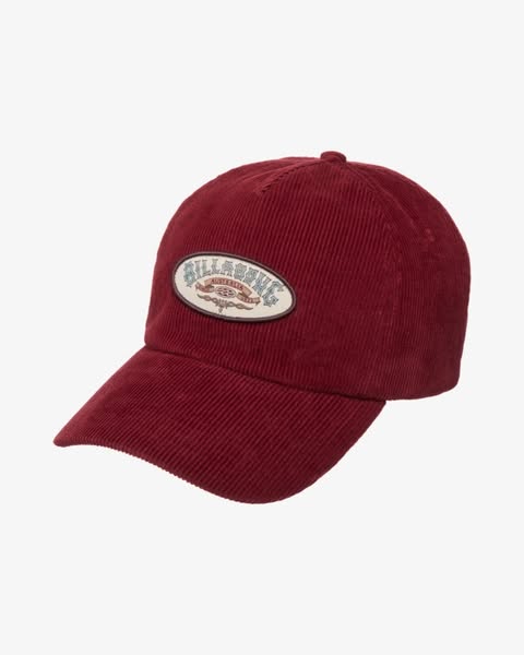 Billabong - Womens Since 73 Cord - Women Red Strapback Cap - Red