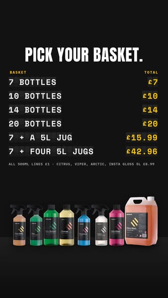 Pick your basket: £7 to £42.96