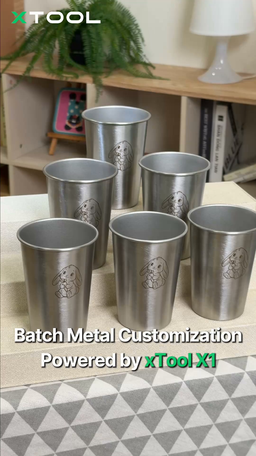 xTool X1: Batch Metal Engraving