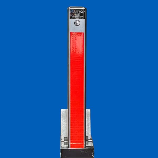 Ramco 70 Driveway Security Bollard Parking Post With Protective Lid