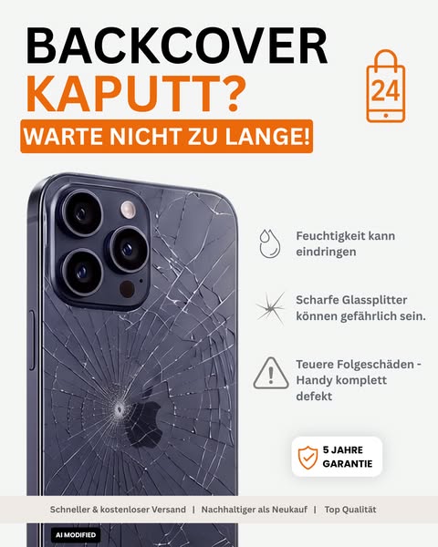 iPhone Backcover Reparatur
