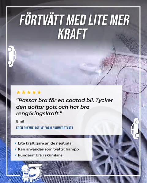 Förtvätt med lite mer kraft