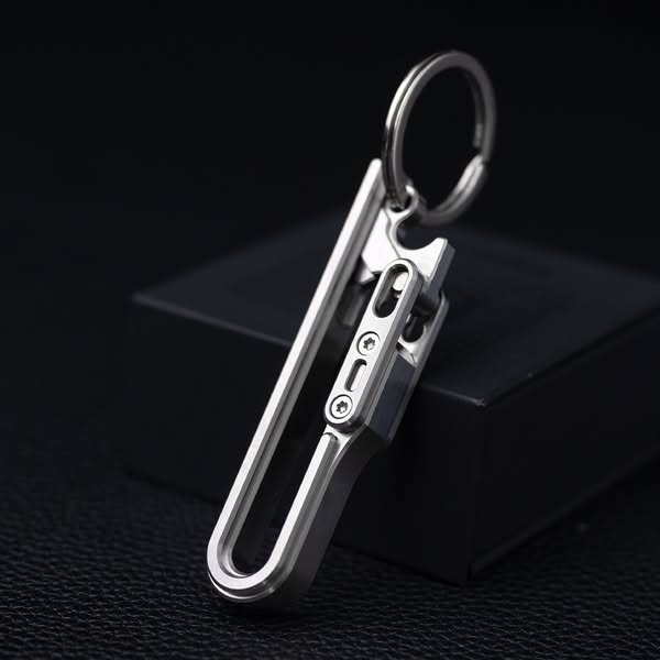 Titanium Belt Keychain