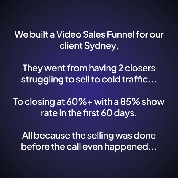 Pre-Sell Your Leads 24/7