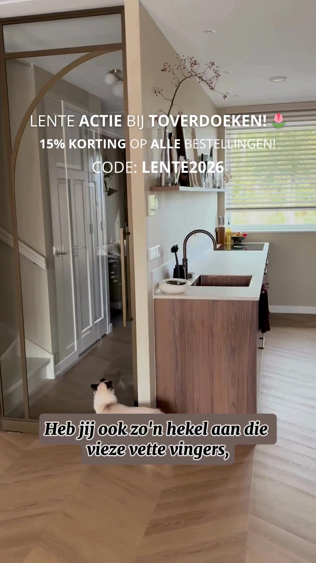 15 korting op alle bestellingen