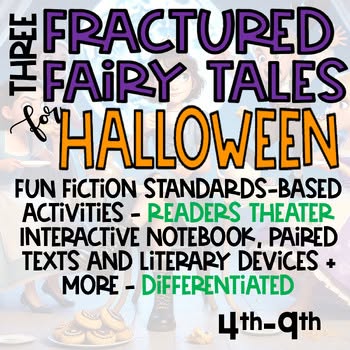 Halloween Activities Fractured Fairy Tales Fall Reading Comprehension Writing