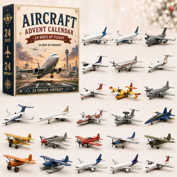 Aircraft Advent Calendar 2026 | 24 Days of Flight with 24 Unique Miniatu