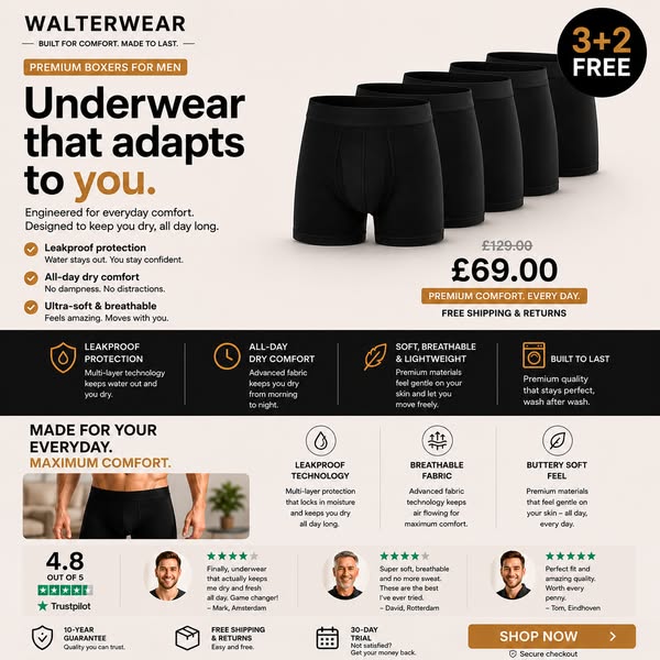 Buy 3, Get 2 Free. Walter’s Anniversary Sale is here!