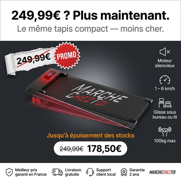 249,99€ ? Plus maintenant.