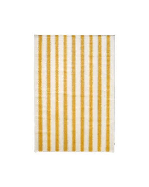 Stripes Rug Off-white/Yellow