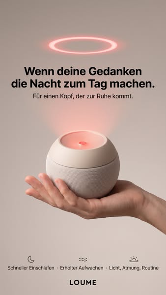 Einschlafen in Minuten.