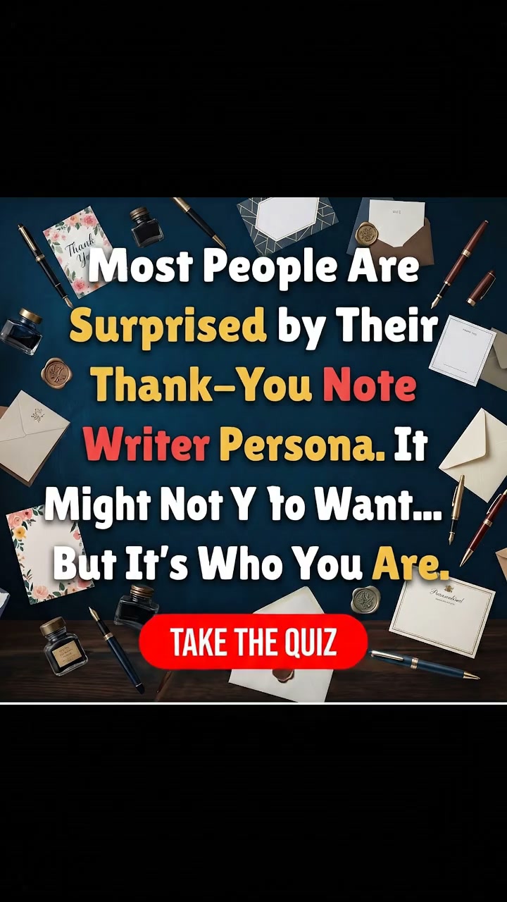 What Kind of Thank-You Note Writer Are You?
