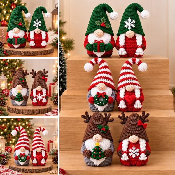 Christmas Gnome Crochet Pattern (PDF)